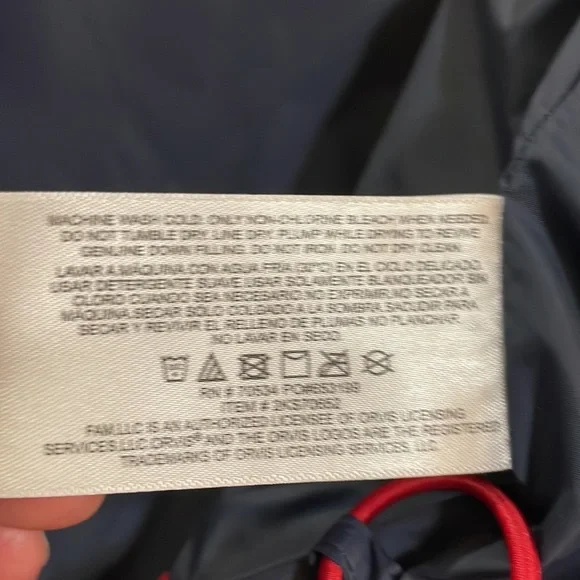 ORVIS ESSEX DUCK DOWN PUFFER VEST. Medium. Red. - Picture 6 of 7